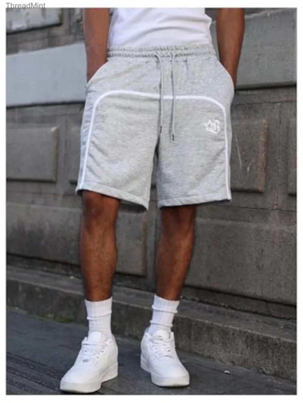 Men's Athletic Sweat Shorts with Pockets Workout Jogger Gym Running Streetwear